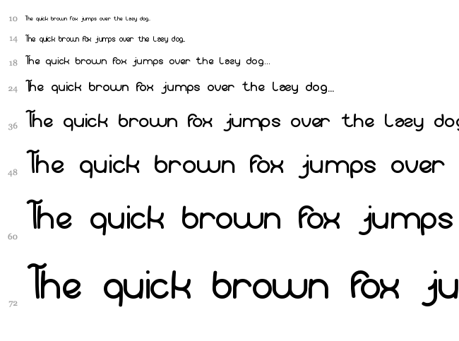 Your Smile font waterfall